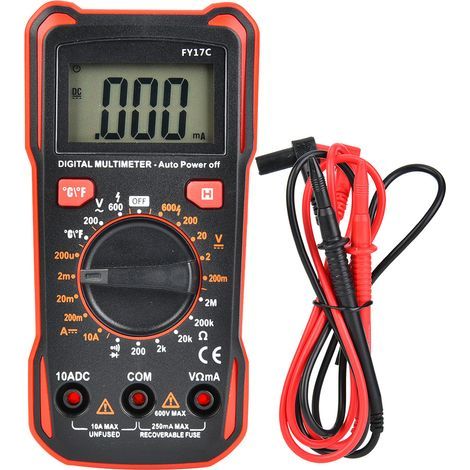 Multimètre Numérique Mini Haute Précision Polyvalent pour Bricolage et Dépannage Domestique (1/5)