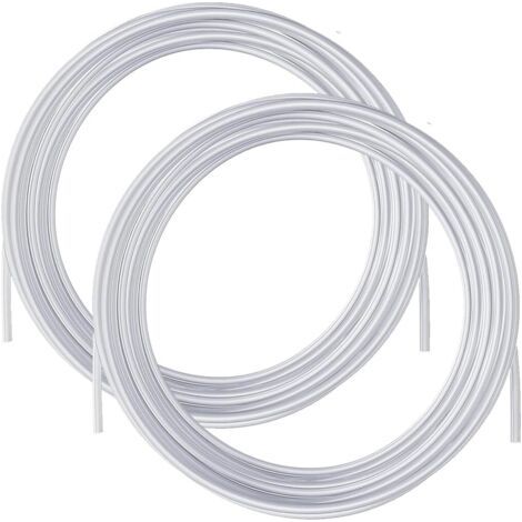 BUNTHAUS Tuyau PTFE, 2m, pour imprimante 3D professionnelle, tube en téflon PTFE, 4 mm, accessoires pour imprimante 3D, extrudeuse, pour filament d'imprimante 3D de 1,75 mm (PTFE) (1/5)