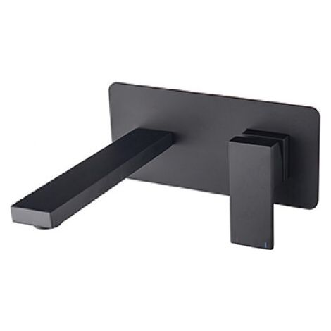 Robinet de lavabo encastré Besco moderne varium noir (1/2)