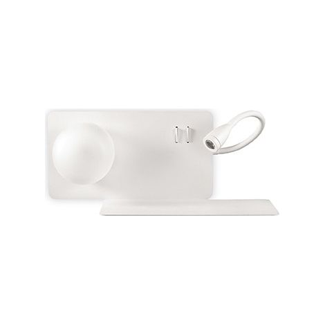 Ideal Lux Book - Applique murale à 2 ampoules LED Blanc, G9 (1/2)