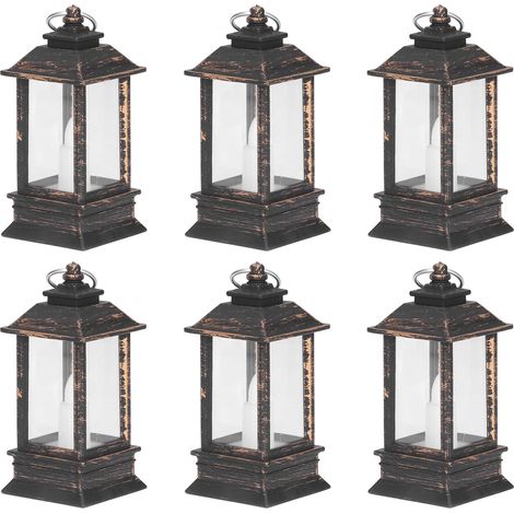 Carillon éolien décoratif Ramadan en forme de maison, lampe suspendue pour cheminée, couleur bronze (1/5)