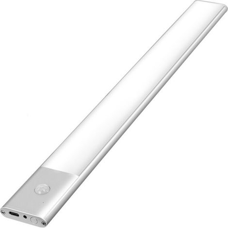 Réglette LED cuisine 30cm – Détecteur de mouvement – Rechargeable USB et 220V – 16h d'éclairage – Température de couleur 3000K/4500K/6000K (1/5)