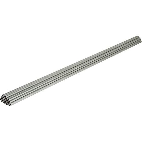 Tube inox diamètre 54 en barres de 2 m Lot de 4