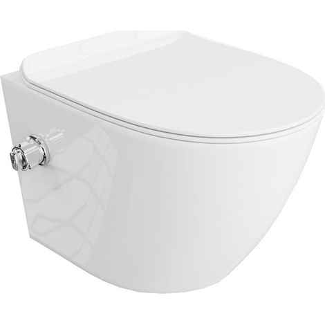 LAVITA Wand-WC  Hänge Toilette  Toilettenbecken  (1/5)