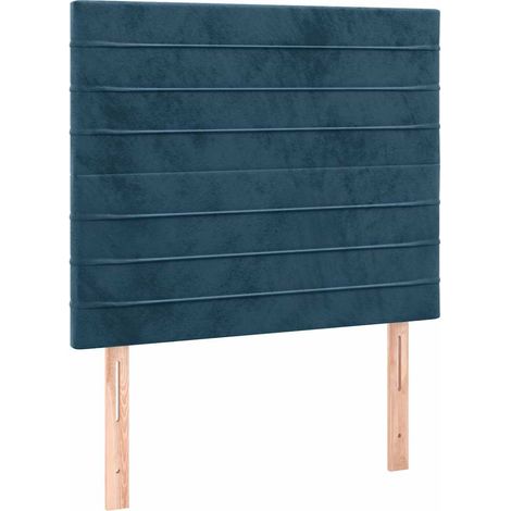 Maison Exclusive - Cabecero de cama azul oscuro 80x5x118/128 cm T (1/5)