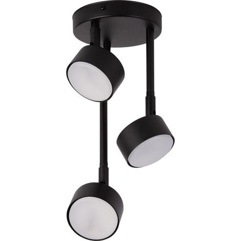 Spot plafond noir moderne orientable triple GX53 NEMO (1/2)