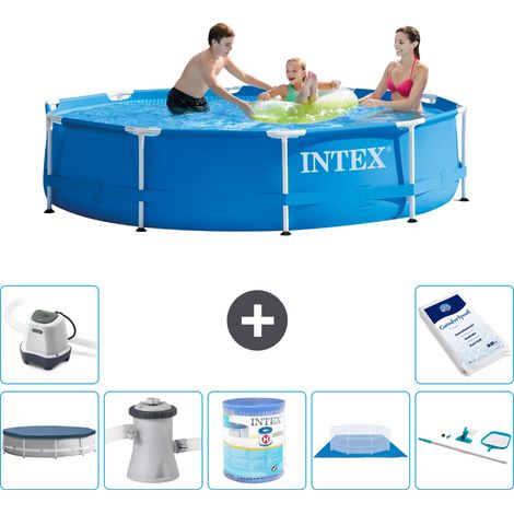 Intex Piscina con struttura Rotonda - 305x76 cm - 7-pezzi  S41497 (1/5)