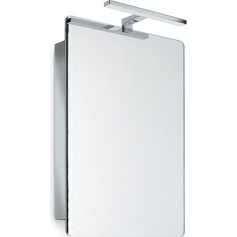 GEDY Kora specchio contenitore 1 anta 46X66 lucido con lampada led codice prod: 0000KO071300001 (1/2)