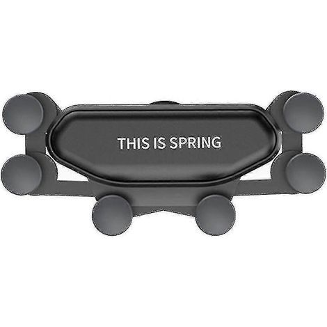 Nouveau support de téléphone automatique à fixation par pince pour grille d'aération de voiture, support de main antidérapant pour téléphone de voiture (1/3)
