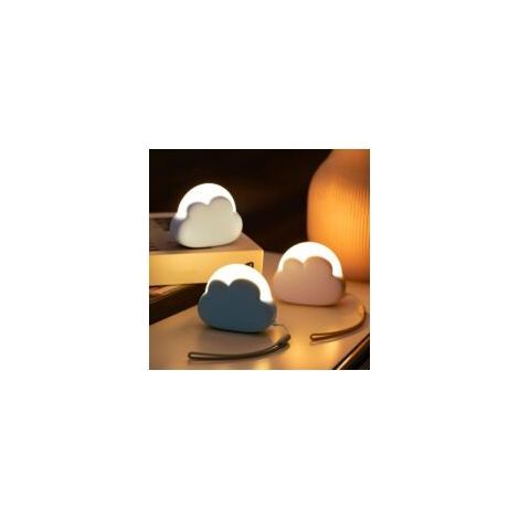 Veilleuse nuage LED, rechargeable, avec 4 niveaux de luminosité réglables, idéale pour les enfants, les nourrissons et les jeunes enfants. Un cadeau parfait pour les nouveau-nés ou les jeunes mamans. (1/4)