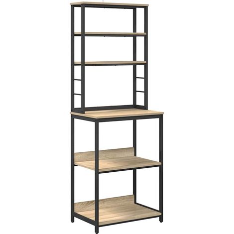 Maison Exclusive - Küchenregal Sonoma-Eiche 60 x 40 x 168 cm Holz