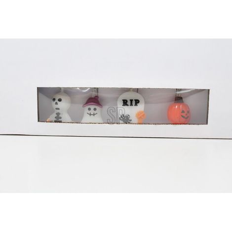 Guirnalda led con 4 figuras de hallowen, 10 x led (1/2)