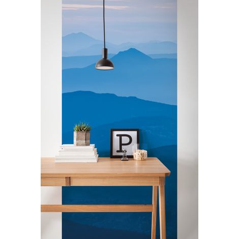 Papier peint panoramique minimaliste,modern,naturel Blue Mountain Panel (1/4)