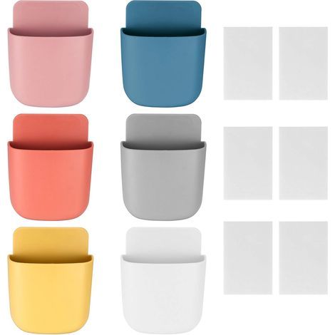 Organisateur mural pour télécommandes - 6 pièces, rangement pratique pour maison et bureau (1/5)
