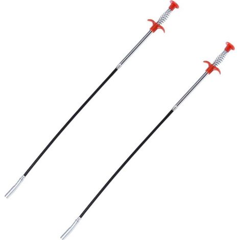 2 Pinces à griffes flexibles 60 cm pour nettoyage des tuyaux et accès aux espaces restreints, lot de 2 pièces pour manipulation précise (1/4)