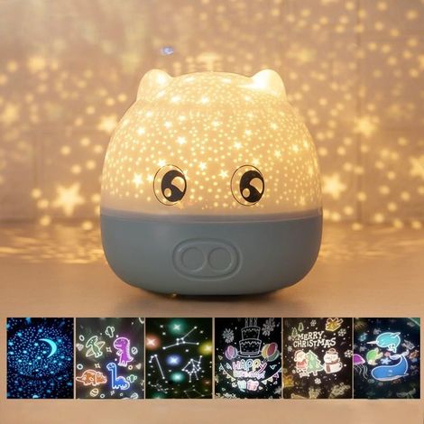 Projecteur de ciel étoilé LED avec galaxie, veilleuse, télécommande et Bluetooth pour la décoration de la chambre. (1/5)