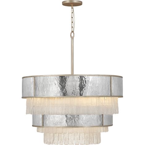Elstead Hinkley Reverie Plafonnier Suspension Cylindrique Or Champagne (1/5)