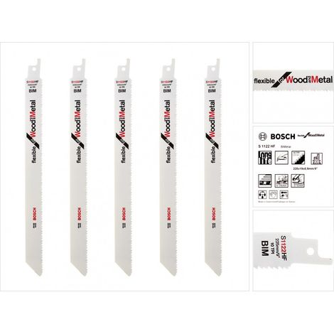 Bosch Zubehör 2 608 656 021 Säbelsägeblatt S 1122 HF