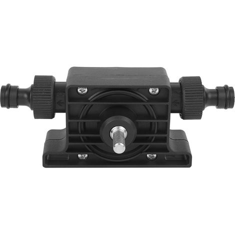Tragbare elektrische Bohrmaschinenpumpe, kompakte 2-Port-Wasser- und Ölpumpe, schwarze Ölpumpe (1/5)