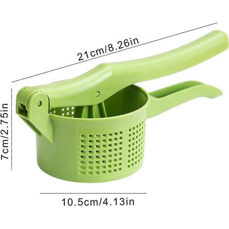 Presse-purée de cuisine, presse-purée ménager, presse-fruits et légumes, extracteur de jus, broyeur, presse-agrumes, déshydrateur manuel (1/2)