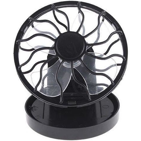 Kingwing® Cellule solaire ventilateur puissance soleil énergie panneau clip-on chapeau refroidisseur ventilateur de refroidissement (1/3)