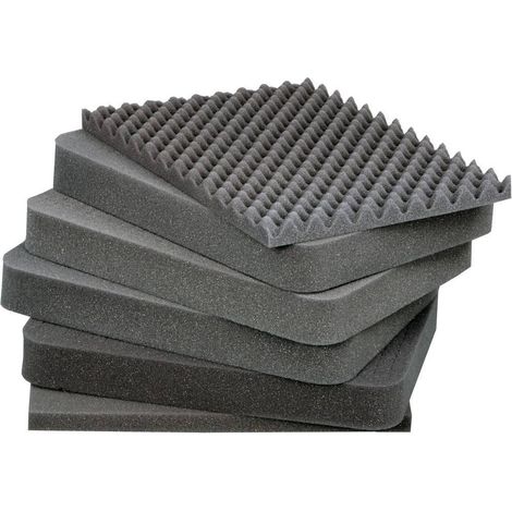 Alutec 36010 Inserto de espuma gris 400x245x300 mm