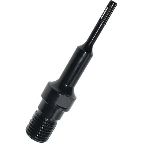 Set de burins et forets avec adaptateur, accessoires pour perceuse électrique, acier, diamètre 1 1/4 pouce, noir (1/5)