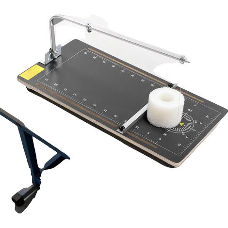 Cutter à fil chaud en mousse, puissance de 24W, température réglable de 50 à 300℃, hauteur de coupe maximale de 20 cm, taille de la table de travail 38x78 cm, largeur de coupe maximale de 55 cm (1/5)