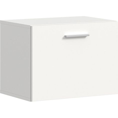 Vaga Schuhschrank hängend 52x39cm 1 Klapptür weiß.