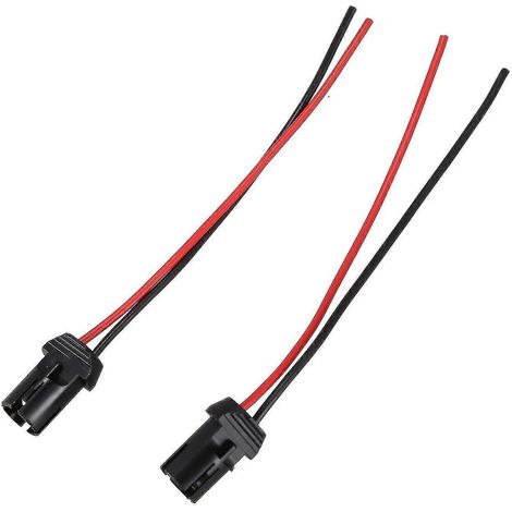 Douille pour ampoule automobile T10 W5W, rallonge de connecteur x 2 Haoyi (1/5)