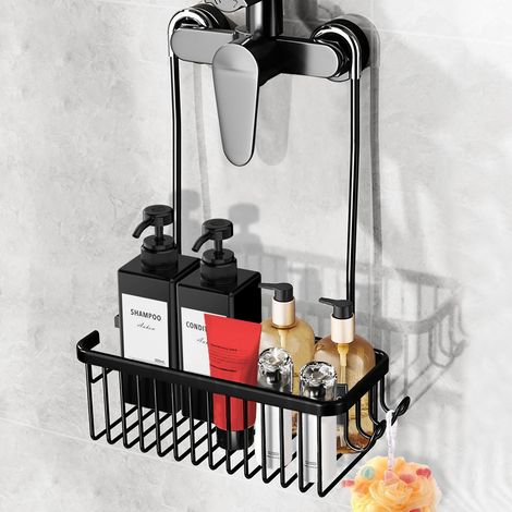 Étagère de Douche Sans Perçage, Panier Douche à Suspendre Sans Perçage Rangement Douche Suspendu en Aluminium pour Salle Bain - Nior (1/5)