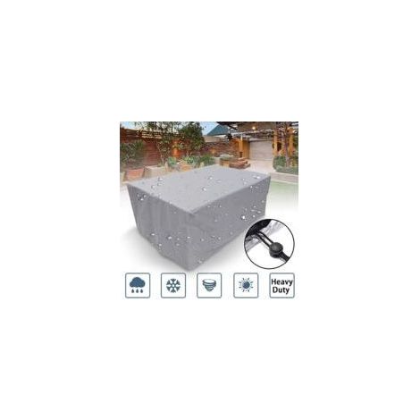 Schutzhülle/Abdeckung/Plane für Gartenmöbel – 210 x 110 x 70 cm – Für Möbel wie Gartentische – wasserdicht/UV-beständig/winterfest (1/5)
