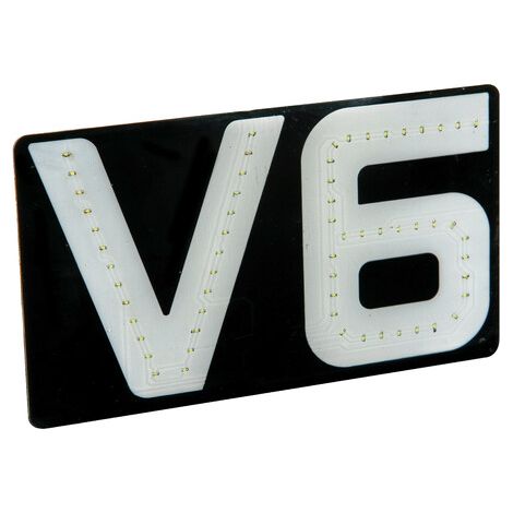 Emblema luminoso, 24V - V6 (1/2)