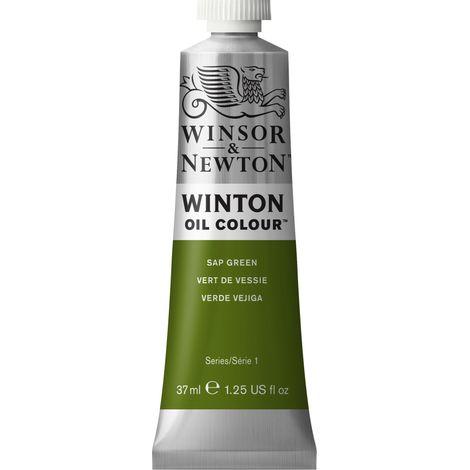 Winsor & Newton Olio Winton 37 ml - Verde Vescica (1/4)