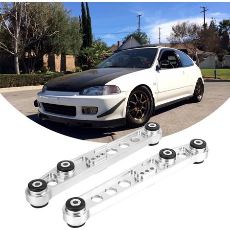 Verstärkungssatz für den hinteren Unterboden und untere Querlenker für Honda Civic 92-95 (Silber) (1/5)