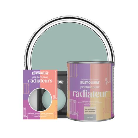 Peinture pour Radiateur, Finition Satinée - Bleu littoral (1/3)