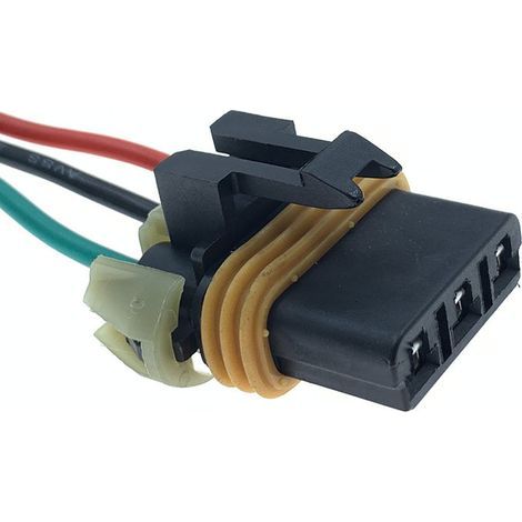Car fan connector, three-hole waterproof wiring harness connector, blower oxygen sensor core DJ7025W-2.8 (1/4)
