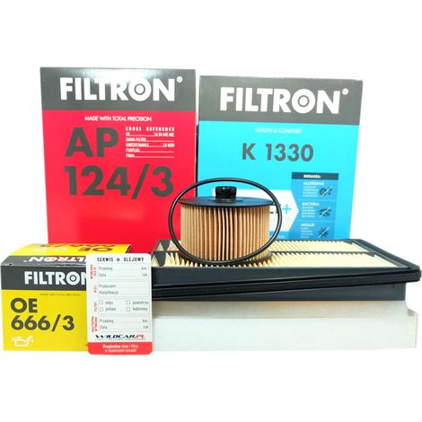 3 Filtros Filtron Renault Koleos 2 II 1.3 TCe 2022- (1/4)