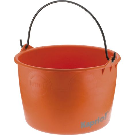 SECCHIO PIASTRELLISTA PLASTICA 25Lt MANIGLIA METALLO MASTELLA CALDARELLA KAPRIOL (1/3)