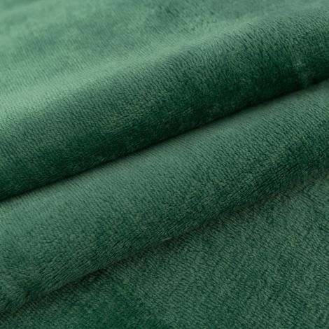 Verde botella de tejido polar Minky (1/4)