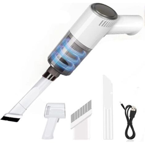 BUNTHAUS Aspirateur portatif sans fil, aspirateur portatif sans fil 9000pa, aspirateur portatif de voiture, mini aspirateur sans fil, aspirateur portatif, aspirateur portatif sans fil A (1/5)