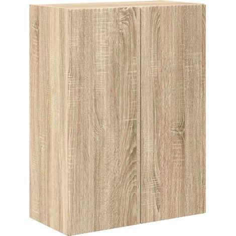Maison Exclusive - Mobile TV da parete Rovere Sonoma 59,5 x 31 x 80 cm