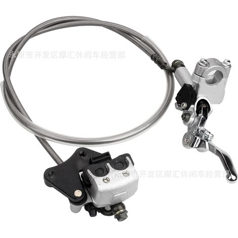 Off-road motorcycle parts 50-100CC CR/XR50 hydraulic disc brake upper and lower pump calipers front disc brake silver (1/4)