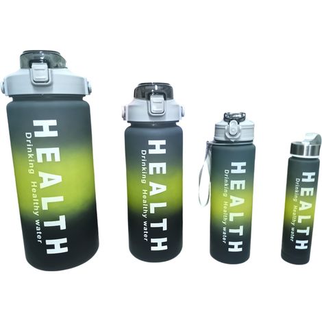 4 borracce Modulari in policarbonato matrioska impilabili di bottiglie per bevande acqua succo di frutta Sport Viaggi Ufficio da 300 ml a 3LT (1/4)