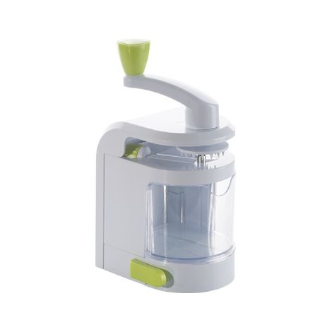 Affettatrice multifunzionale per verdure e patate a manovella, utensile da cucina per la casa (verde e bianco) (1/5)