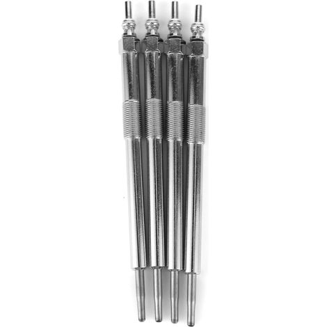 Lot de 4 bougies de préchauffage 93198468 2.0 DCI, pièce de rechange compatible avec Infiniti