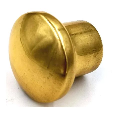 POMOLO GPB SUSY D.40 CON FORO MM 10 OTTONE LUCIDO (1/3)