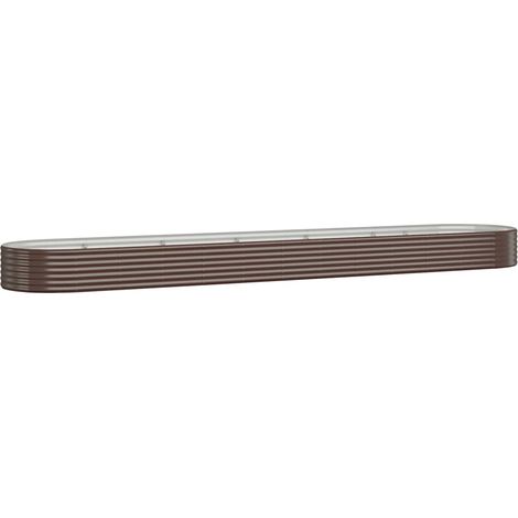 Maison Exclusive - Hochbeet Verzinkter Stahl 507x100x36 cm Braun