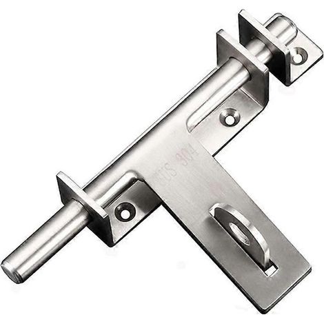 Serrure de porte coulissante robuste en acier inoxydable, à ouverture gauche et droite. (1/5)
