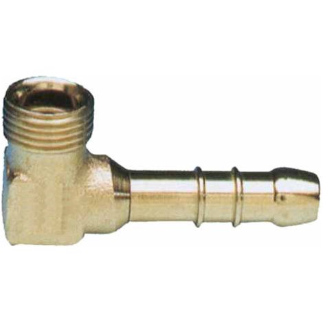 Conector de manguera de esquina para gas 1/2" M